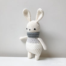 Load image into Gallery viewer, Made to Order BUNNY wearing a Scarf crochet amigurumi