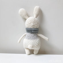 Load image into Gallery viewer, Made to Order BUNNY wearing a Scarf crochet amigurumi