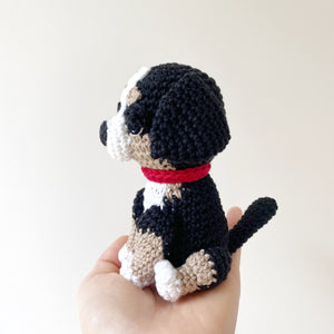 Made to Order BERNESE MOUNTAIN DOG crochet amigurumi