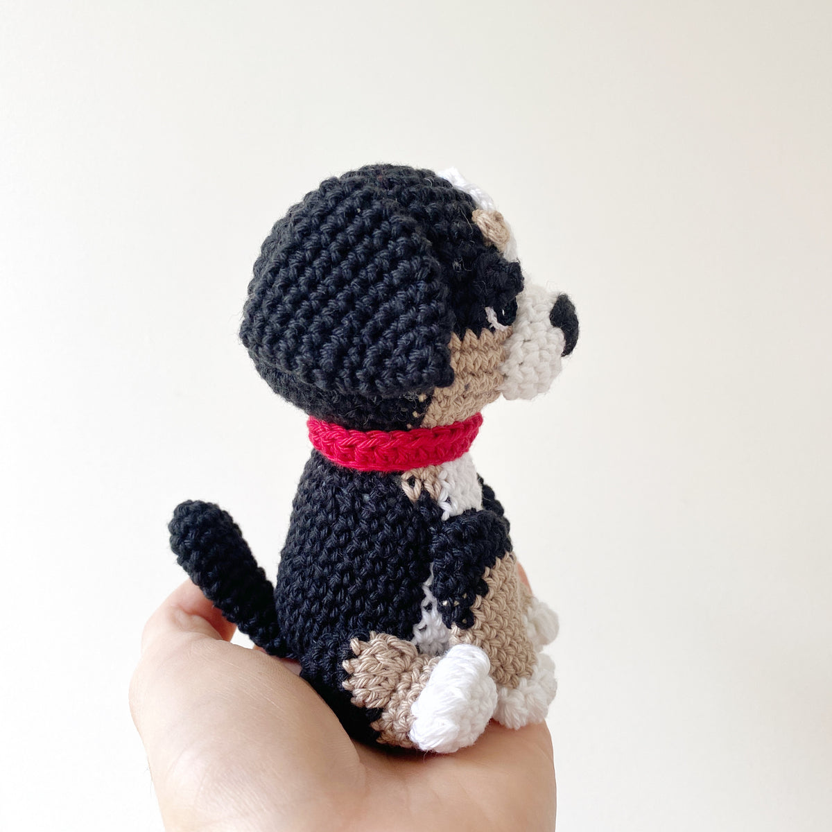 Made to Order BERNESE MOUNTAIN DOG crochet amigurumi