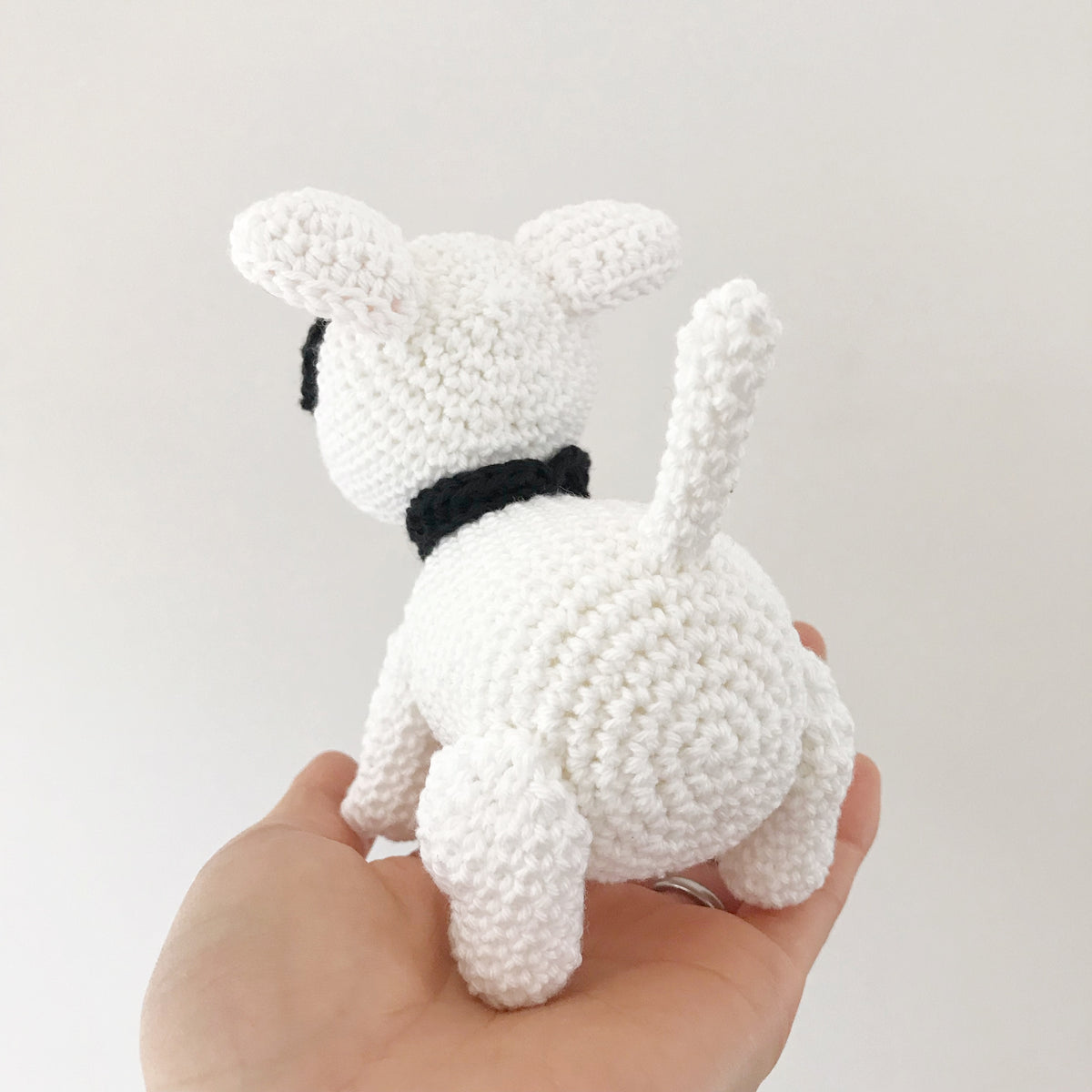 Made to Order BULL TERRIER crochet amigurumi