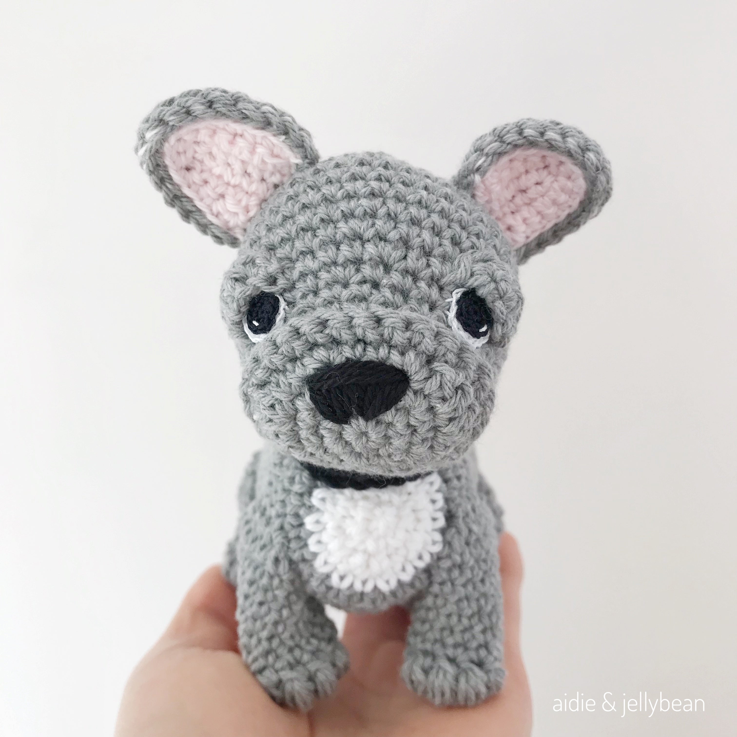 Made to Order FRENCH BULLDOG crochet amigurumi