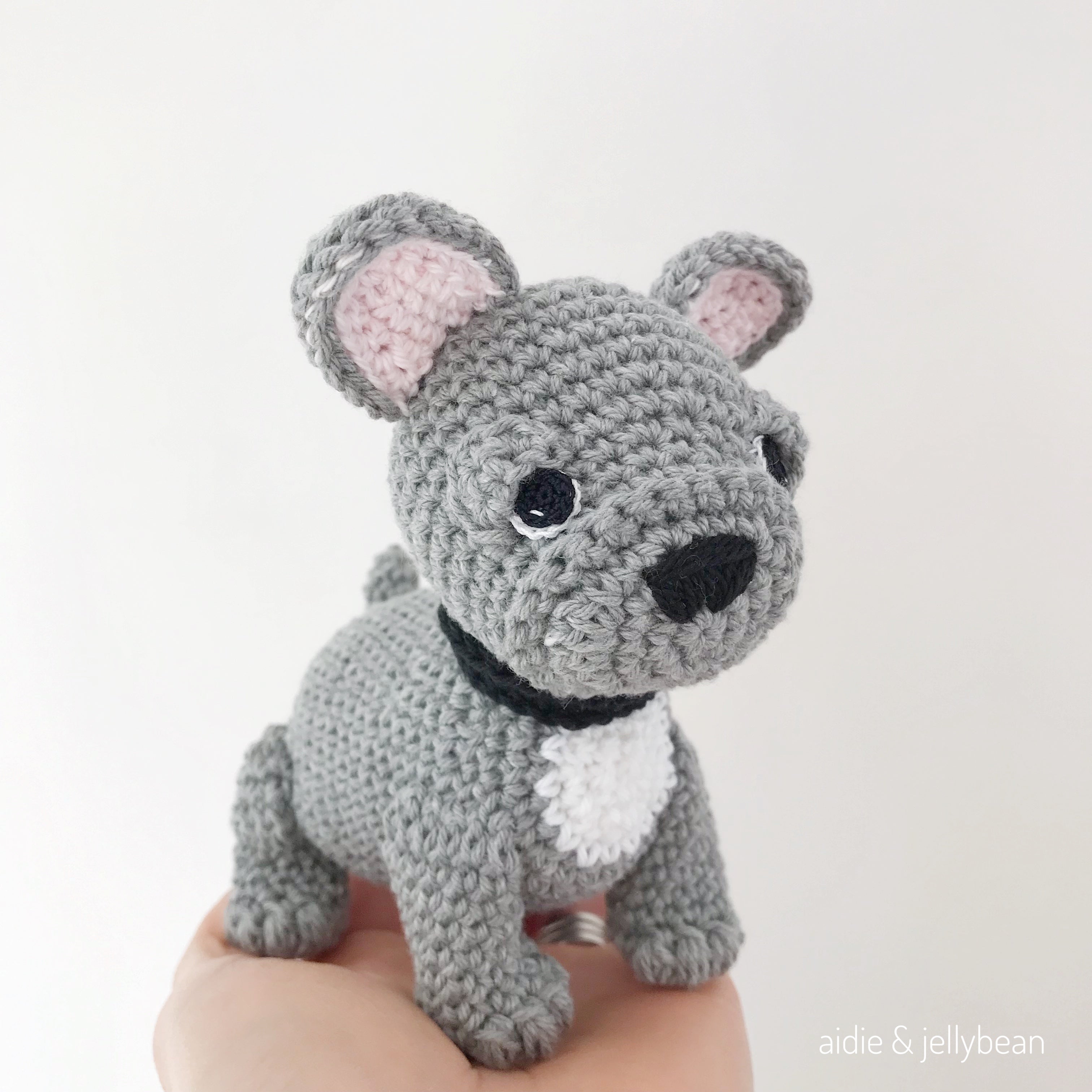 Made to Order FRENCH BULLDOG crochet amigurumi