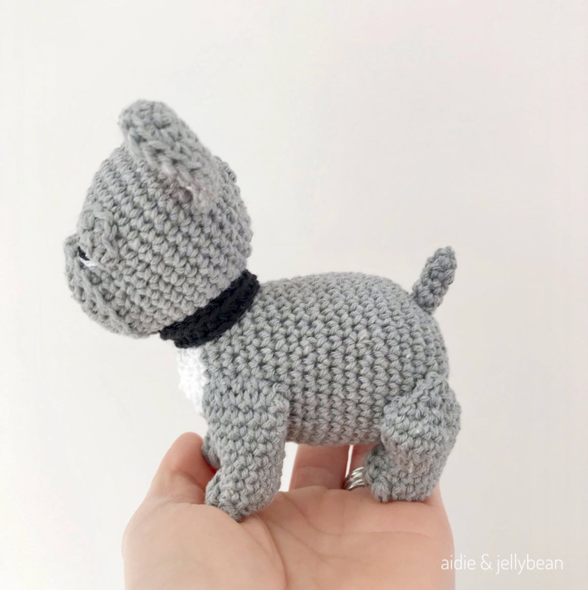 Made to Order FRENCH BULLDOG crochet amigurumi