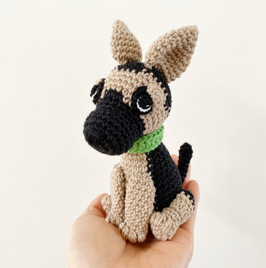 Made to Order GERMAN SHEPHERD crochet amigurumi