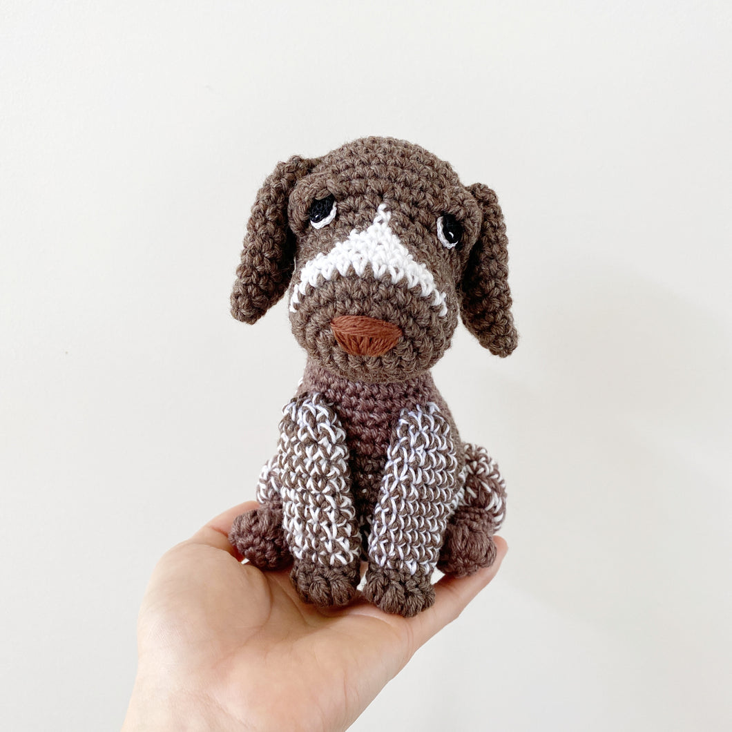 Made to Order GERMAN SHORTHAIRED POINTER crochet amigurumi