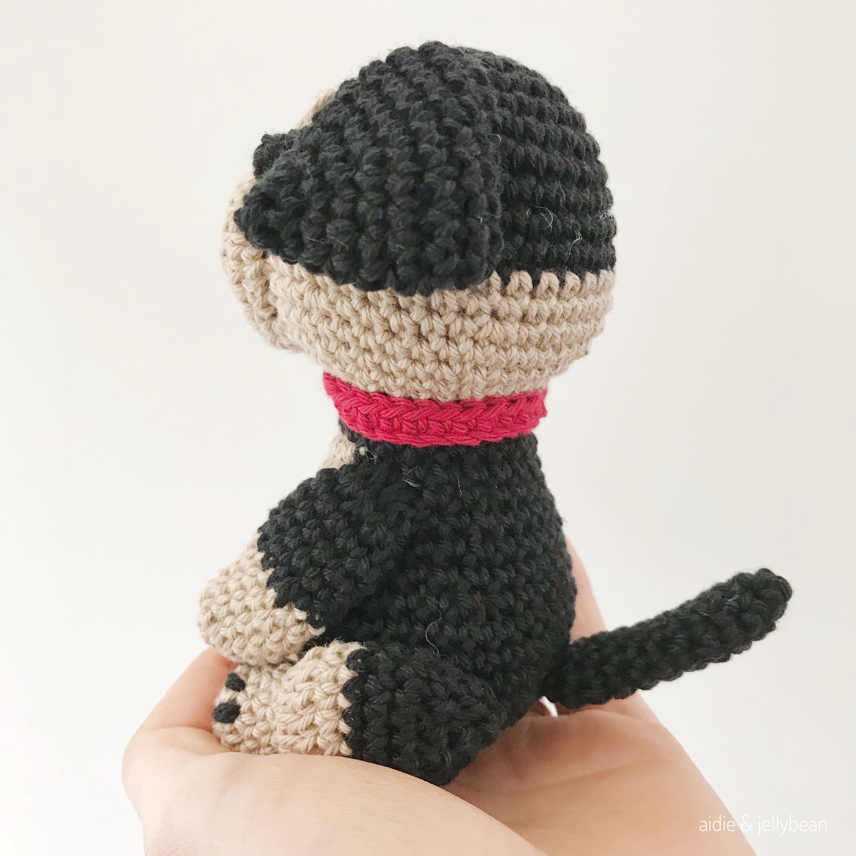 AMIGURUMI PATTERN/ tutorial (English) Amigurumi Rottweiler Dog - "Rex the Rottweiler Puppy" pdf - US terminology
