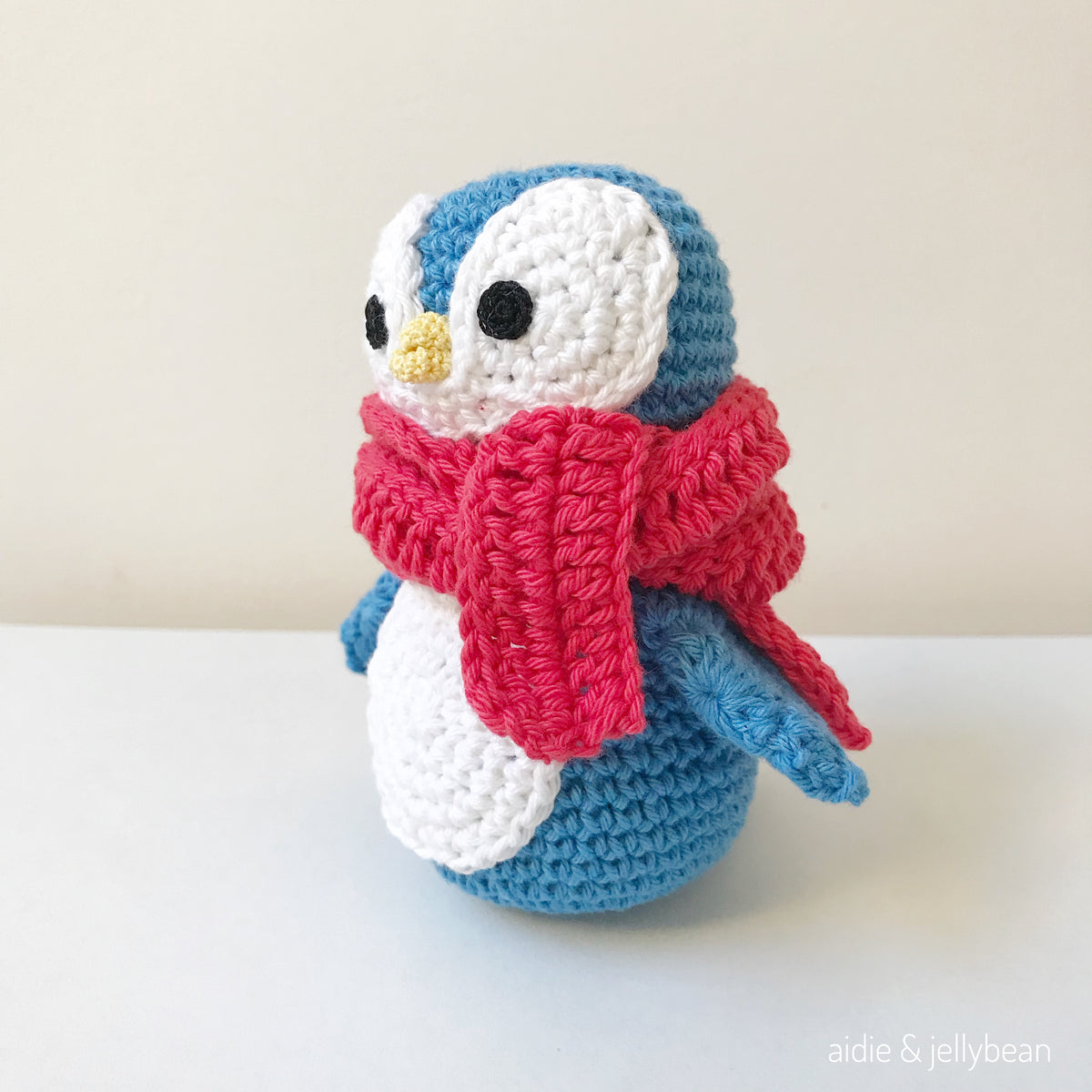 AMIGURUMI PATTERN/ tutorial (English) Amigurumi Penguin - "Felix the Happy Little Penguin" pdf - US terminology