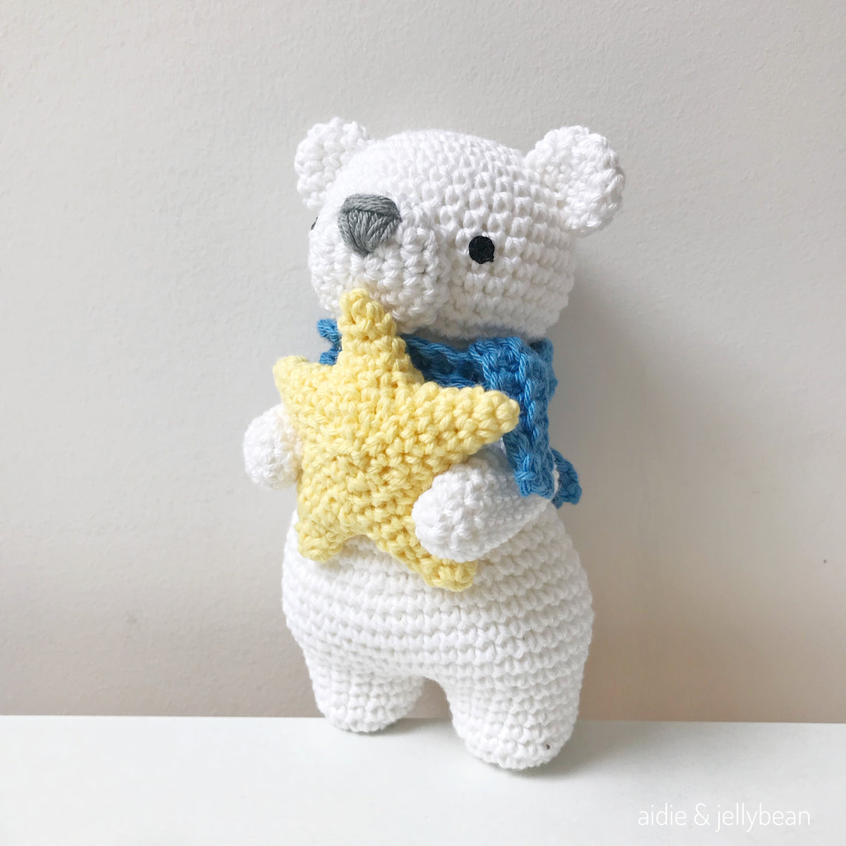 AMIGURUMI PATTERN/ tutorial (English) Amigurumi Polar Bear - "Astro the Polar Bear" pdf - US terminology