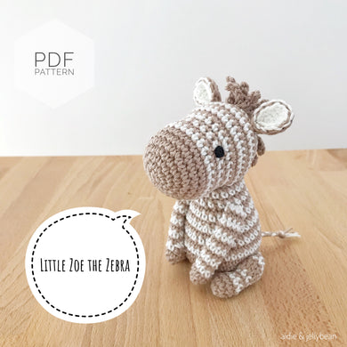 AMIGURUMI PATTERN/ tutorial (English) Amigurumi Zebra 