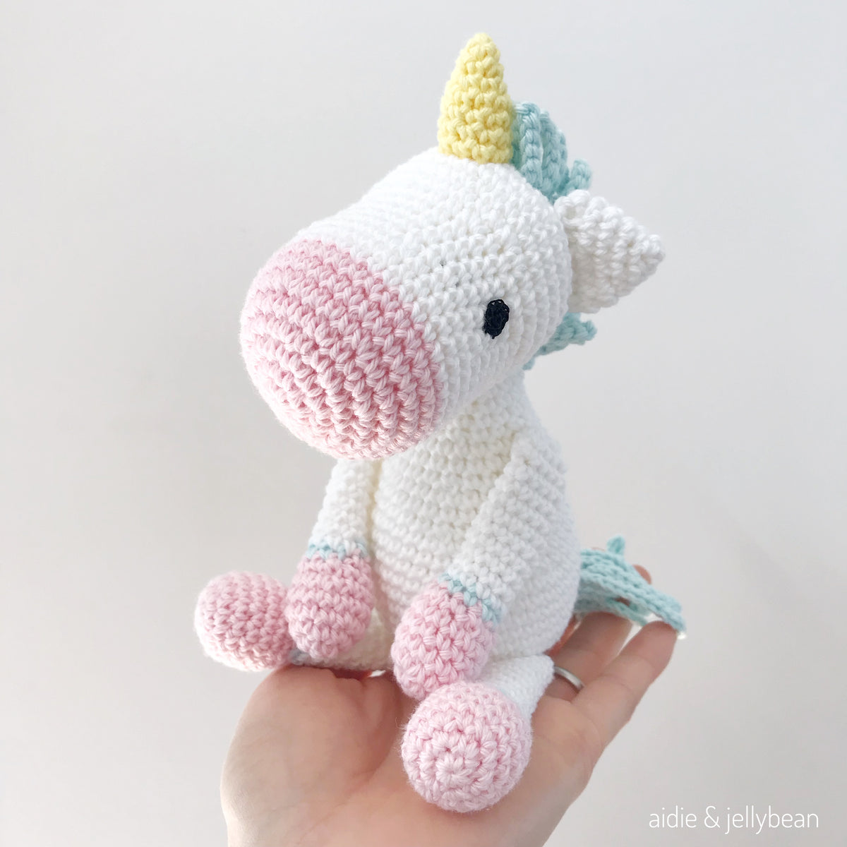 Made to Order LARGE UNICORN crochet amigurumi