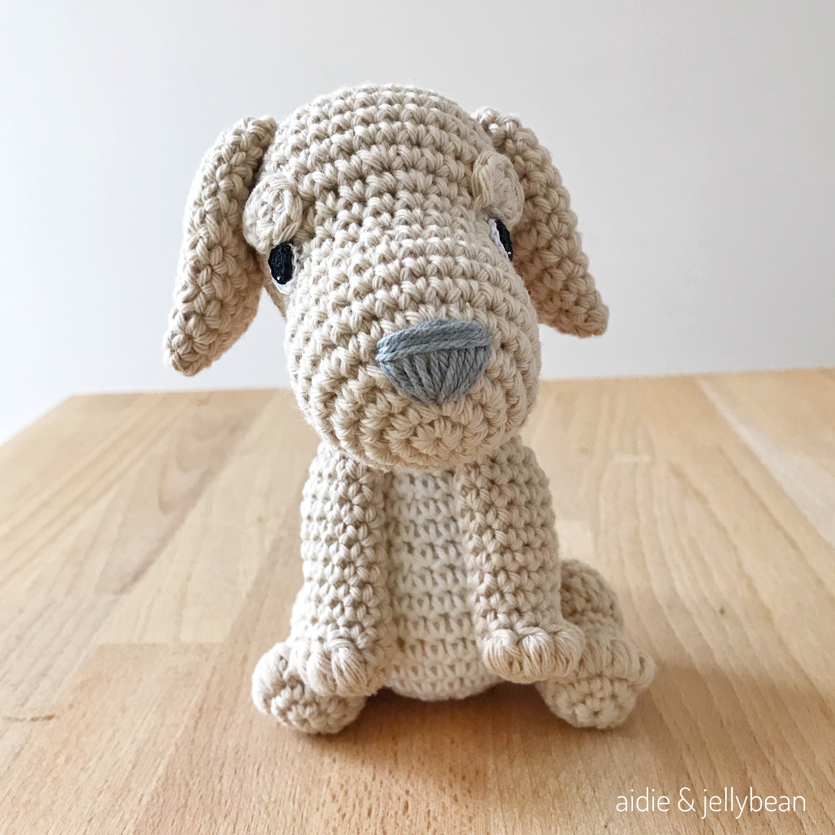 AMIGURUMI PATTERN/ tutorial (English) Amigurumi Golden Retriever - "Annie the Golden Retriever Puppy" pdf - US terminology