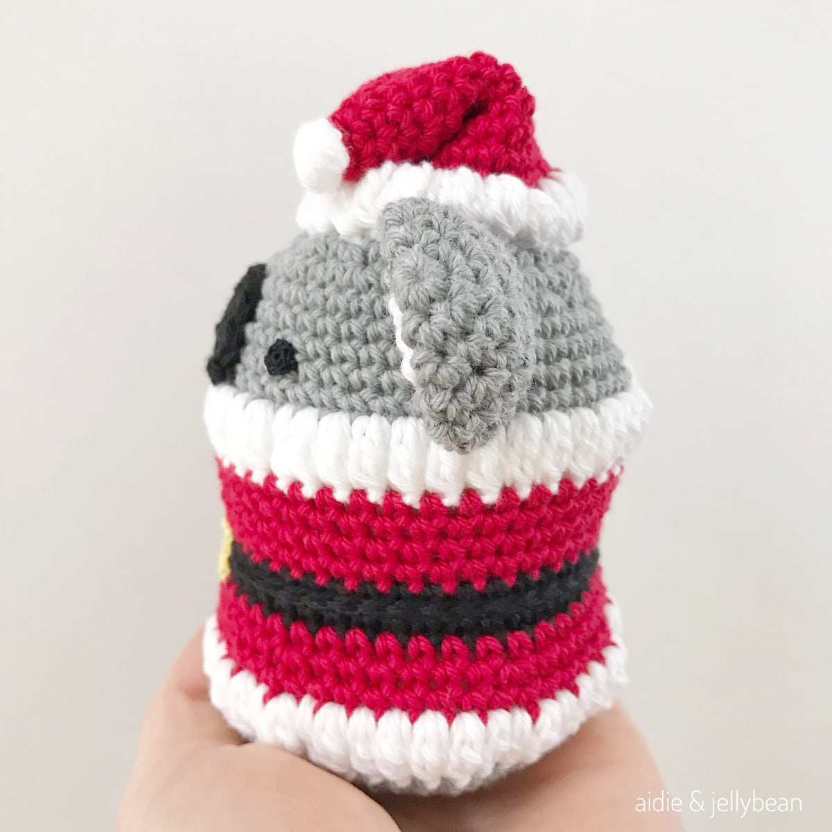 AMIGURUMI PATTERN/ tutorial (English) Amigurumi Koala Santa "Egg Shaped Animals - Koala Santa" pdf - US terminology