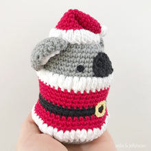 Load image into Gallery viewer, AMIGURUMI PATTERN/ tutorial (English) Amigurumi Koala Santa &quot;Egg Shaped Animals - Koala Santa&quot; pdf - US terminology