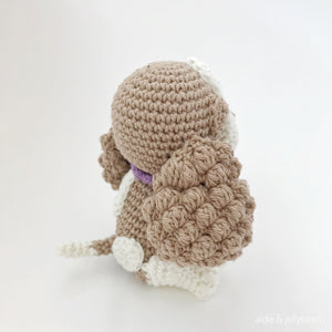 AMIGURUMI PATTERN/ tutorial (English) Amigurumi Cavalier Dog - "Coco the Cavalier Puppy" pdf - US terminology