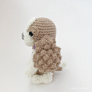 AMIGURUMI PATTERN/ tutorial (English) Amigurumi Cavalier Dog - "Coco the Cavalier Puppy" pdf - US terminology