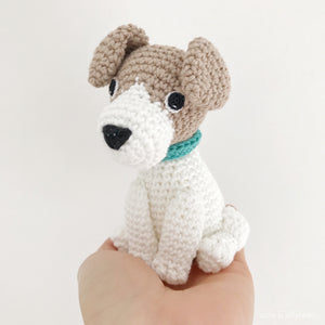 AMIGURUMI PATTERN/ tutorial (English / Español) Amigurumi Jack Russell Terrier  - "Poco the Jack Russell Terrier Puppy"