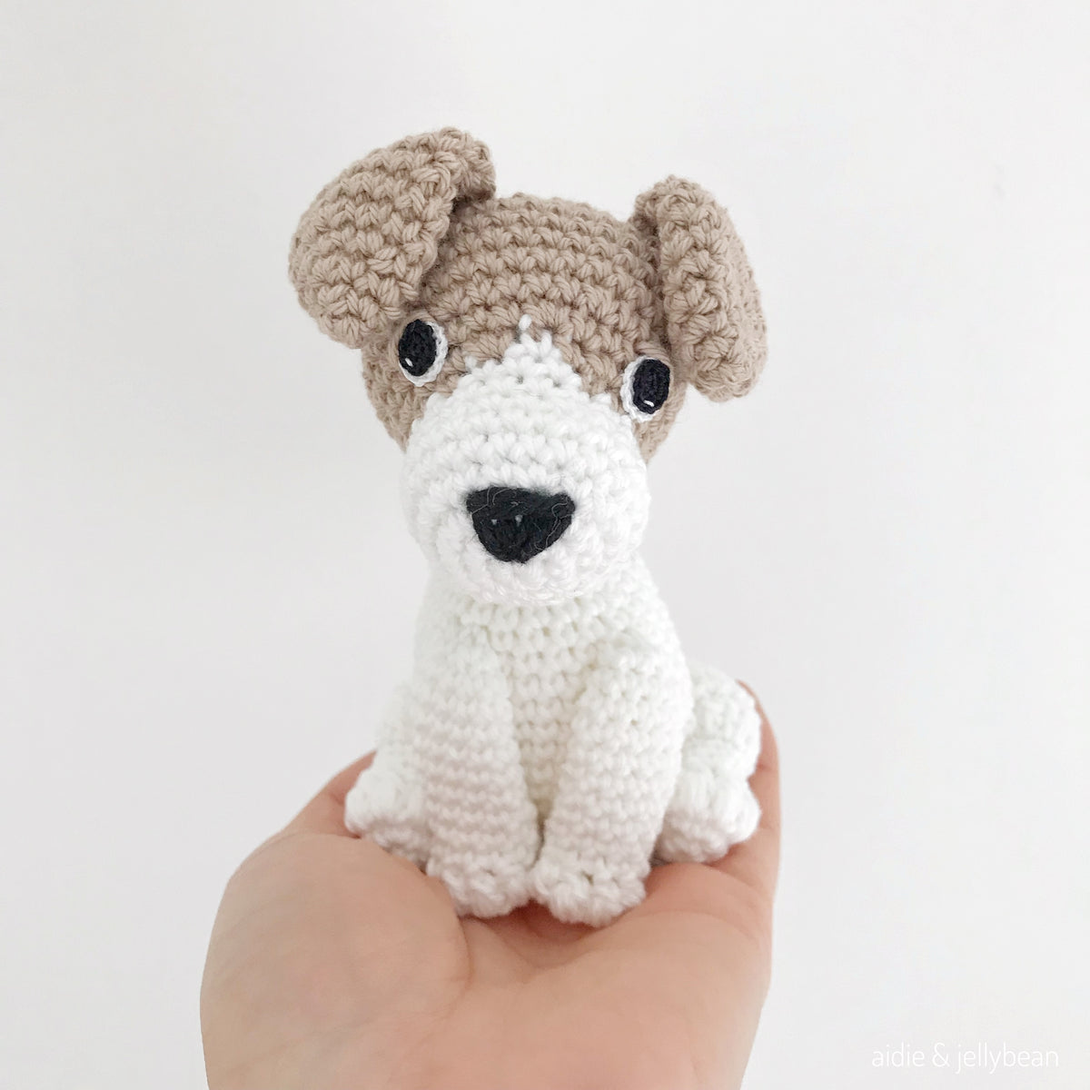 AMIGURUMI PATTERN/ tutorial (English / Español) Amigurumi Jack Russell Terrier  - "Poco the Jack Russell Terrier Puppy"