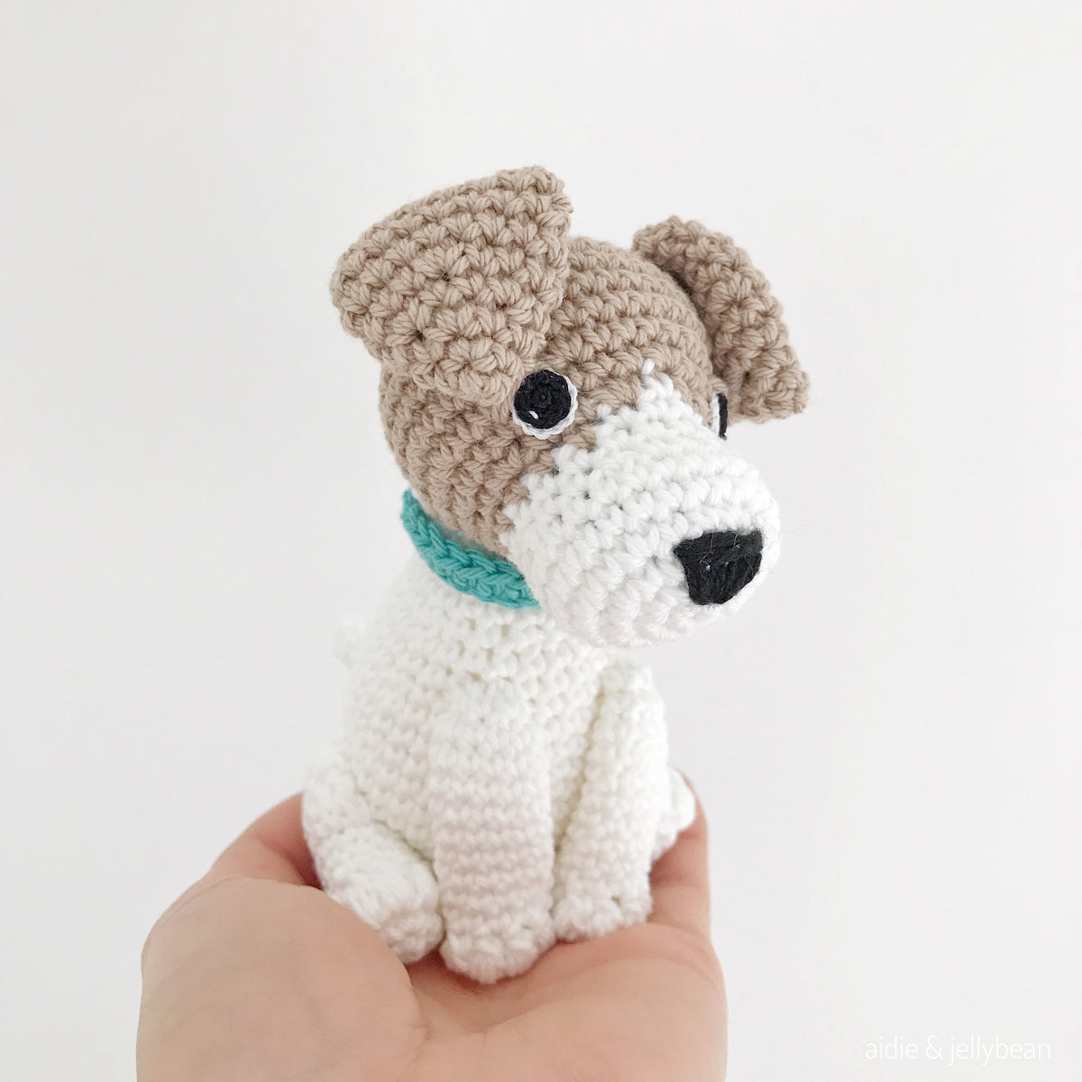 AMIGURUMI PATTERN/ tutorial (English / Español) Amigurumi Jack Russell Terrier  - "Poco the Jack Russell Terrier Puppy"