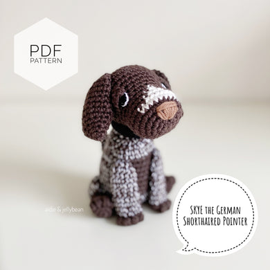 AMIGURUMI PATTERN/ tutorial (English) Amigurumi German Shorthaired Pointer - 