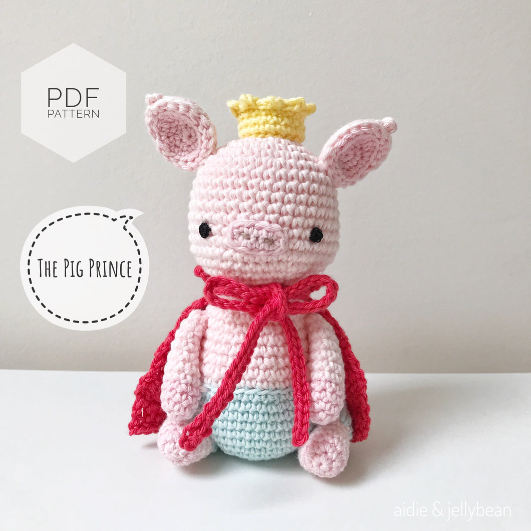 AMIGURUMI PATTERN/ tutorial (English) Amigurumi Pig - 