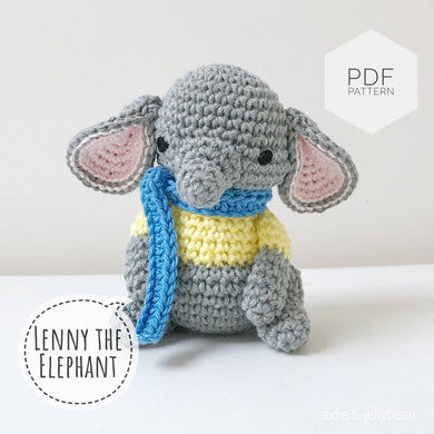 AMIGURUMI PATTERN/ tutorial (English) Amigurumi Elephant - 