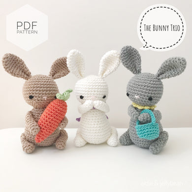 AMIGURUMI PATTERN/ tutorial (English) Amigurumi Bunny - 