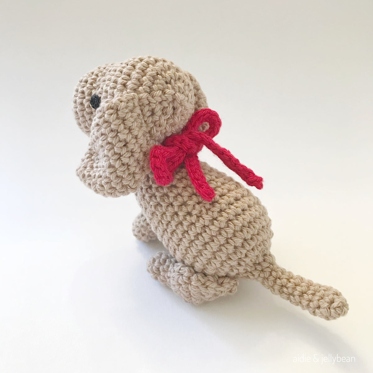 AMIGURUMI PATTERN/ tutorial (English) Amigurumi Dachshund Dog - "Daisy the Dachshund Puppy" pdf - US terminology