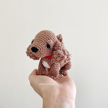 Load image into Gallery viewer, AMIGURUMI PATTERN/ tutorial (English) Amigurumi Cavoodle  - &quot;Millie the Cavoodle Puppy&quot; pdf - US terminology