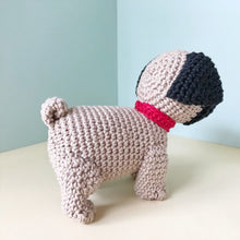 Load image into Gallery viewer, AMIGURUMI PATTERN/ tutorial (English / Español) Amigurumi Pug Dog - &quot;Oscar the Pug Puppy&quot;