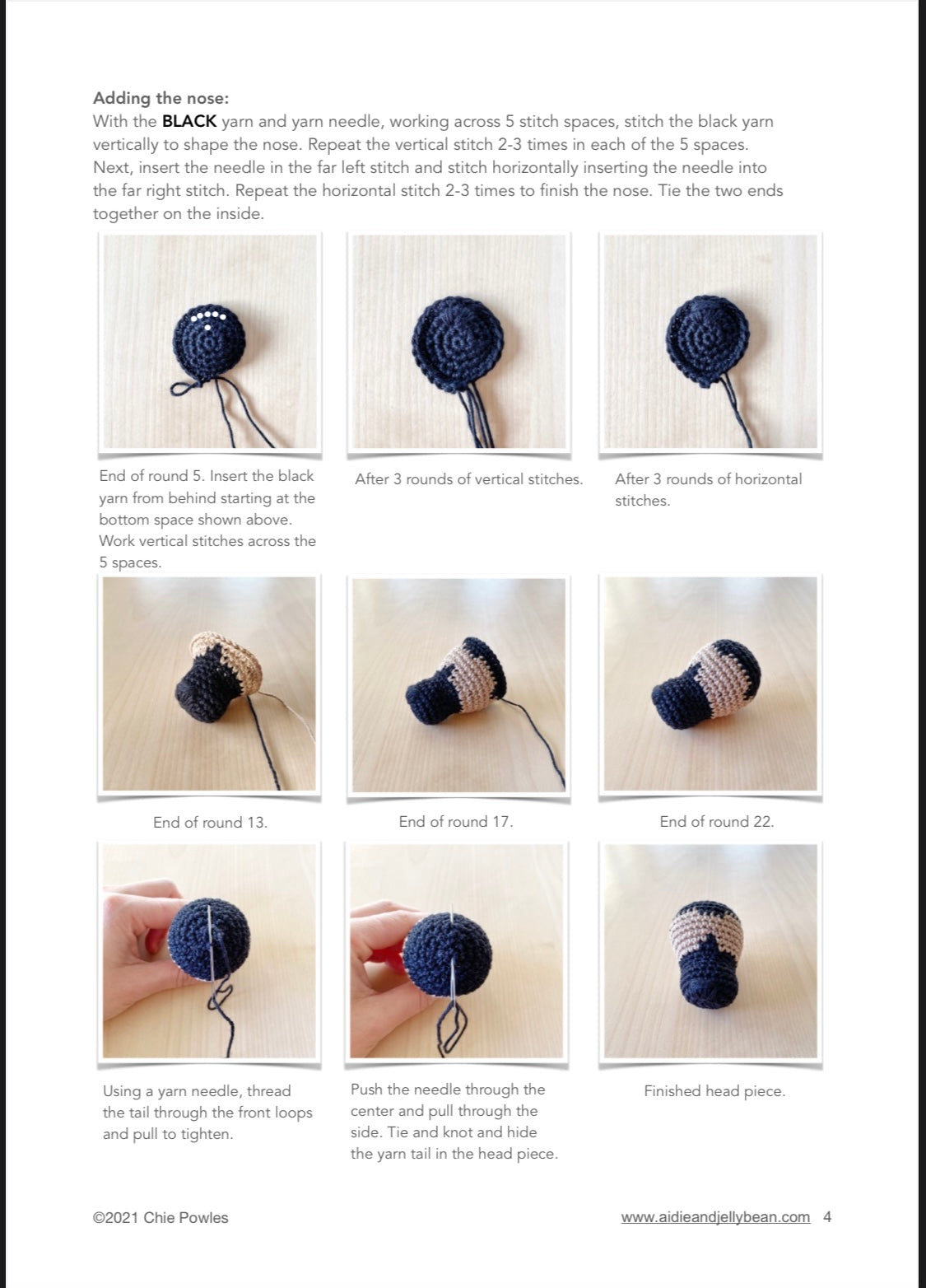 AMIGURUMI PATTERN/ tutorial (English) Amigurumi German Shepherd  - "Zeus the German Shepherd" pdf - US terminology
