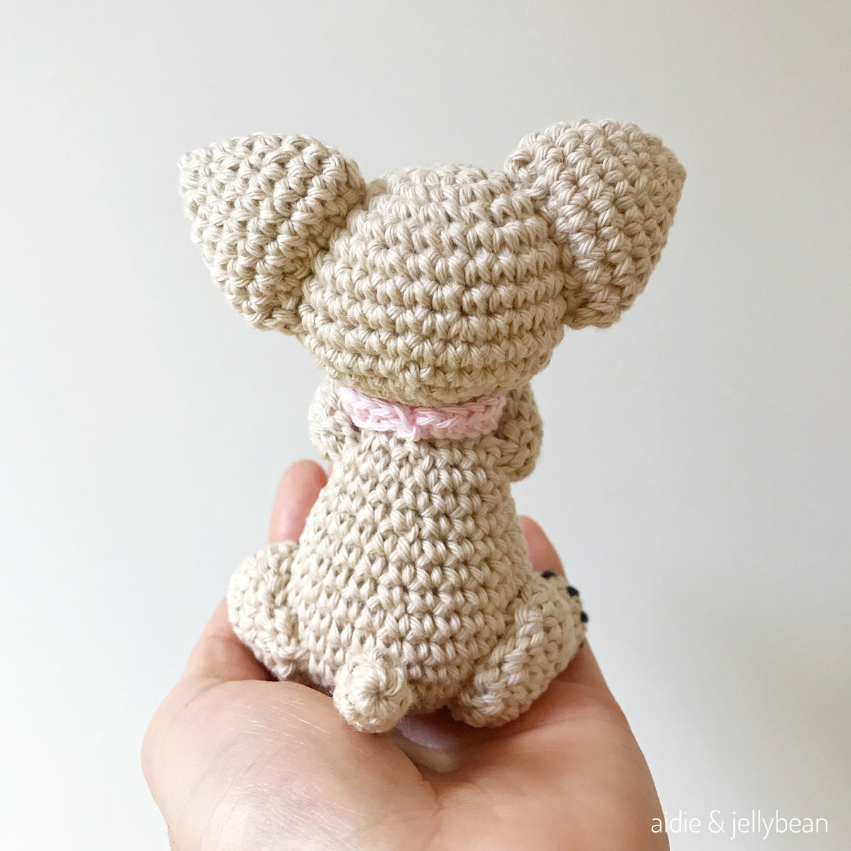 AMIGURUMI PATTERN/ tutorial (English) Amigurumi Chihuahua Dog - "Bella the Chihuahua Puppy" pdf - US terminology