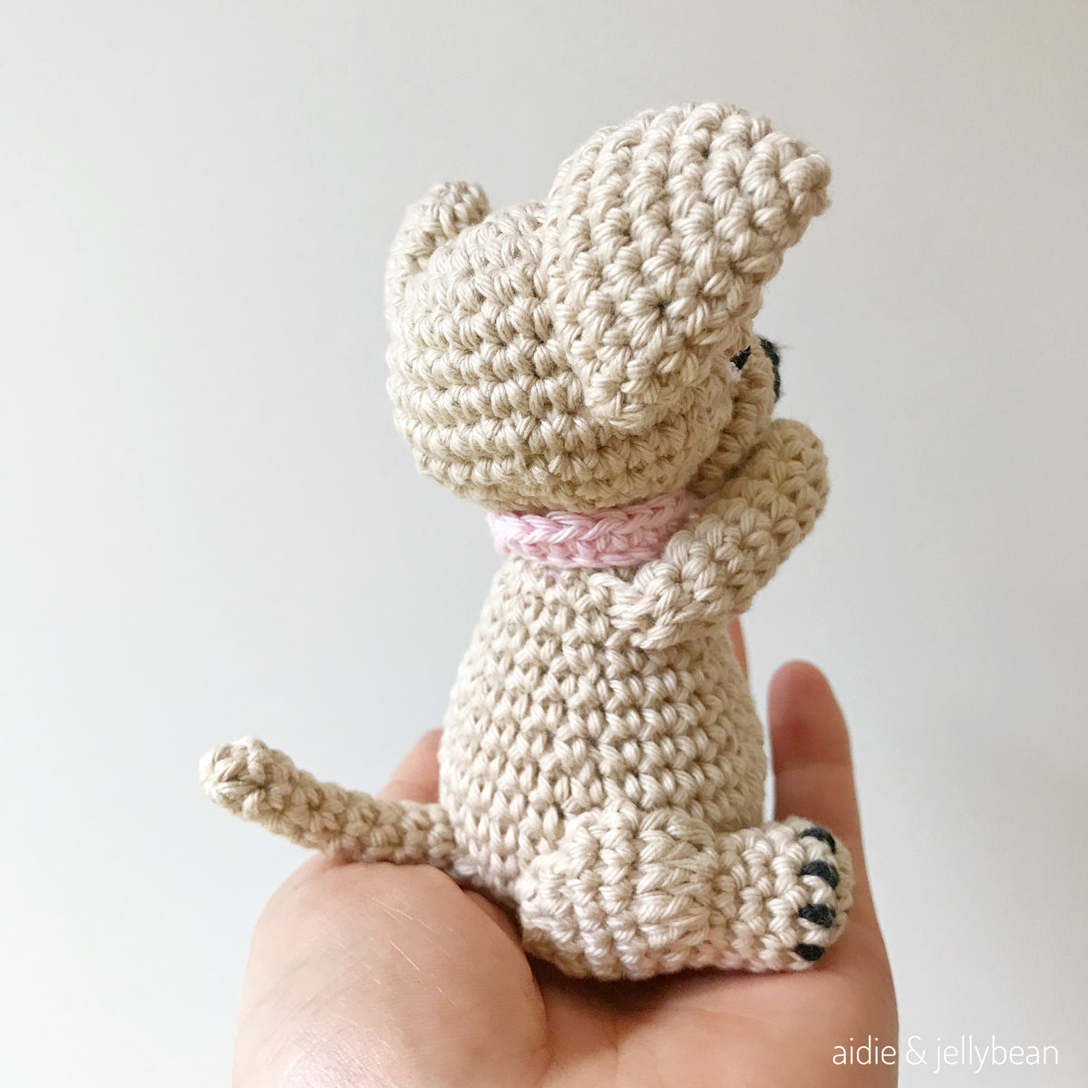 AMIGURUMI PATTERN/ tutorial (English) Amigurumi Chihuahua Dog - "Bella the Chihuahua Puppy" pdf - US terminology