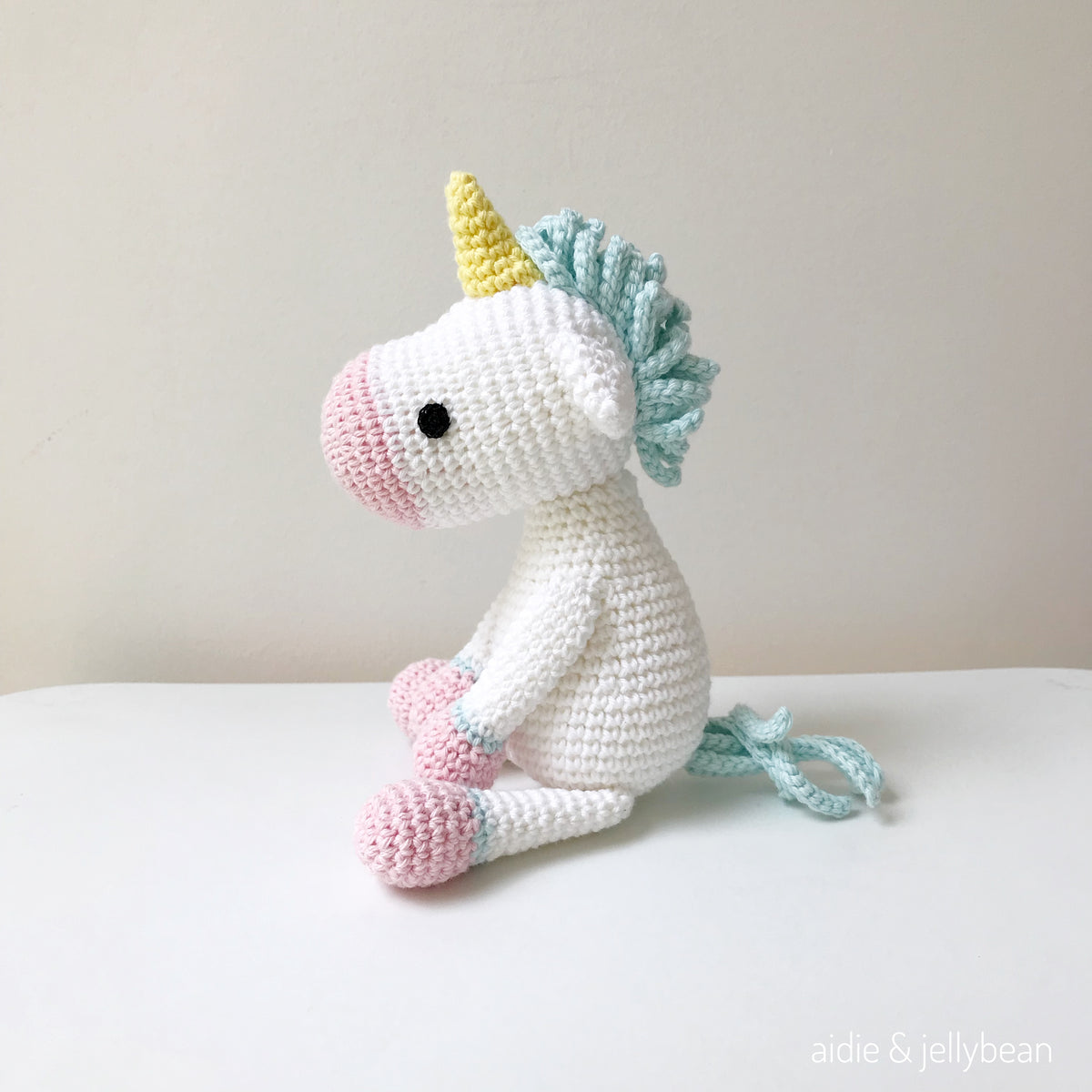 AMIGURUMI PATTERN/ tutorial (English) Amigurumi Unicorn - "Alora the Unicorn" pdf - US terminology