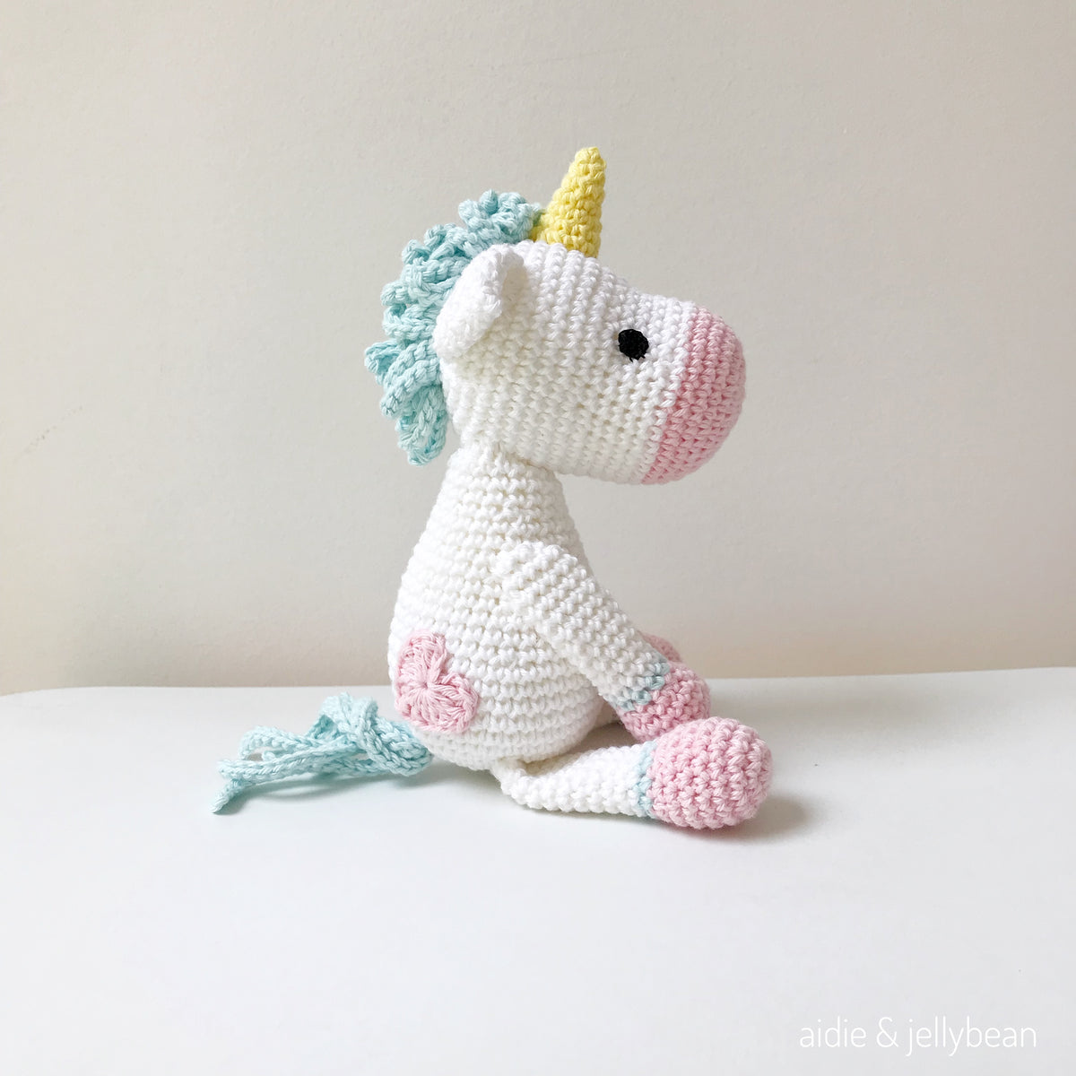 AMIGURUMI PATTERN/ tutorial (English) Amigurumi Unicorn - "Alora the Unicorn" pdf - US terminology
