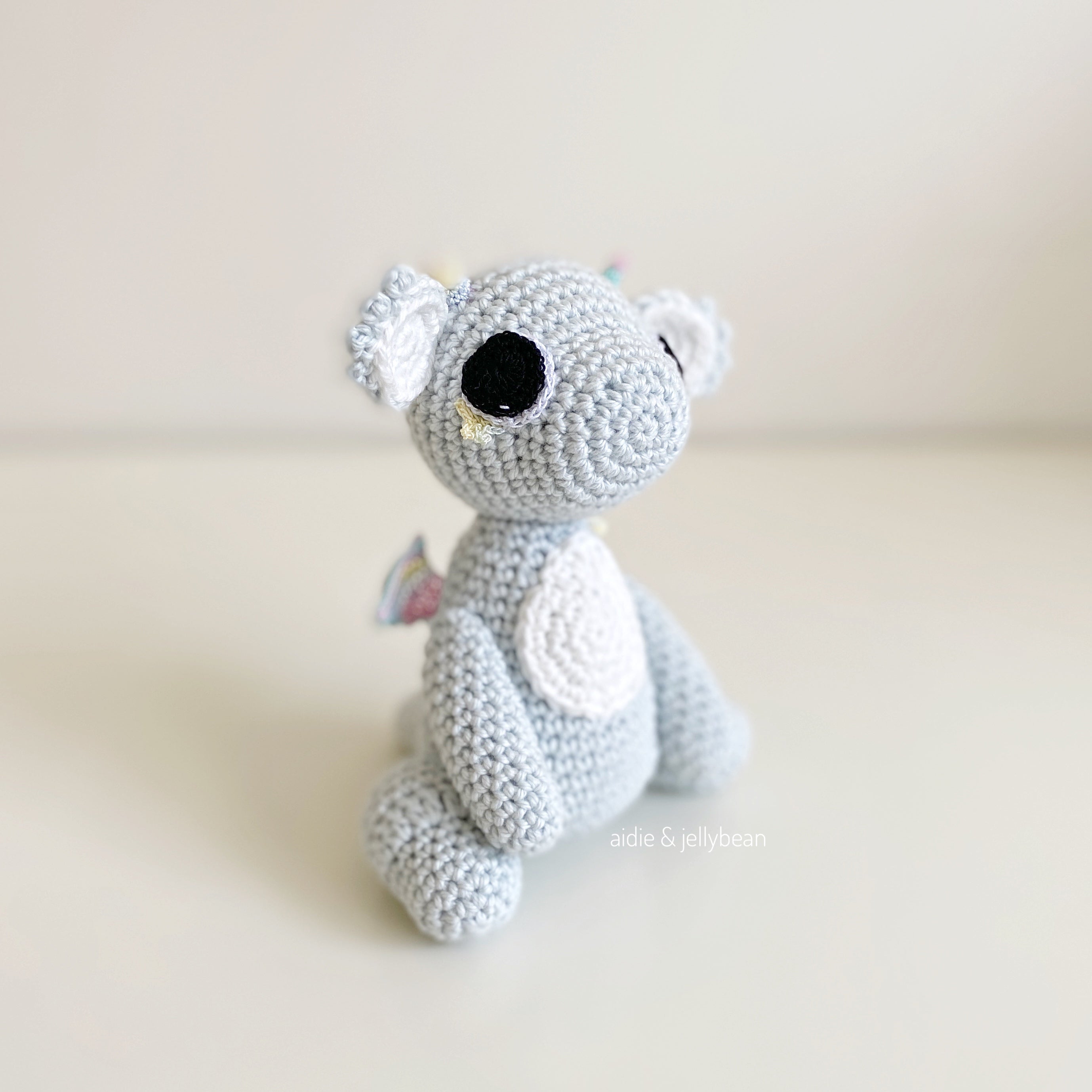 AMIGURUMI PATTERN/ tutorial (English) Amigurumi Dragon - "Alina the Little Dragon" pdf - US terminology