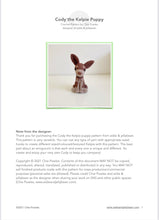 Load image into Gallery viewer, AMIGURUMI PATTERN/ tutorial (English) Amigurumi Kelpie - &quot;Cody the Kelpie Puppy&quot; pdf - US terminology