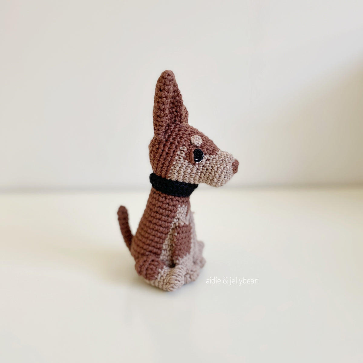 AMIGURUMI PATTERN/ tutorial (English) Amigurumi Kelpie - "Cody the Kelpie Puppy" pdf - US terminology