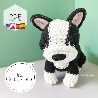 AMIGURUMI PATTERN/ tutorial (English/ Español) Amigurumi Boston Terrier - 