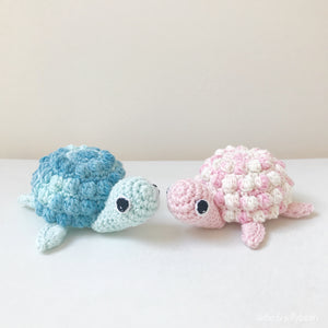 AMIGURUMI PATTERN/ tutorial (English) Amigurumi Turtle "Holly the Little Turtle" pdf - US terminology
