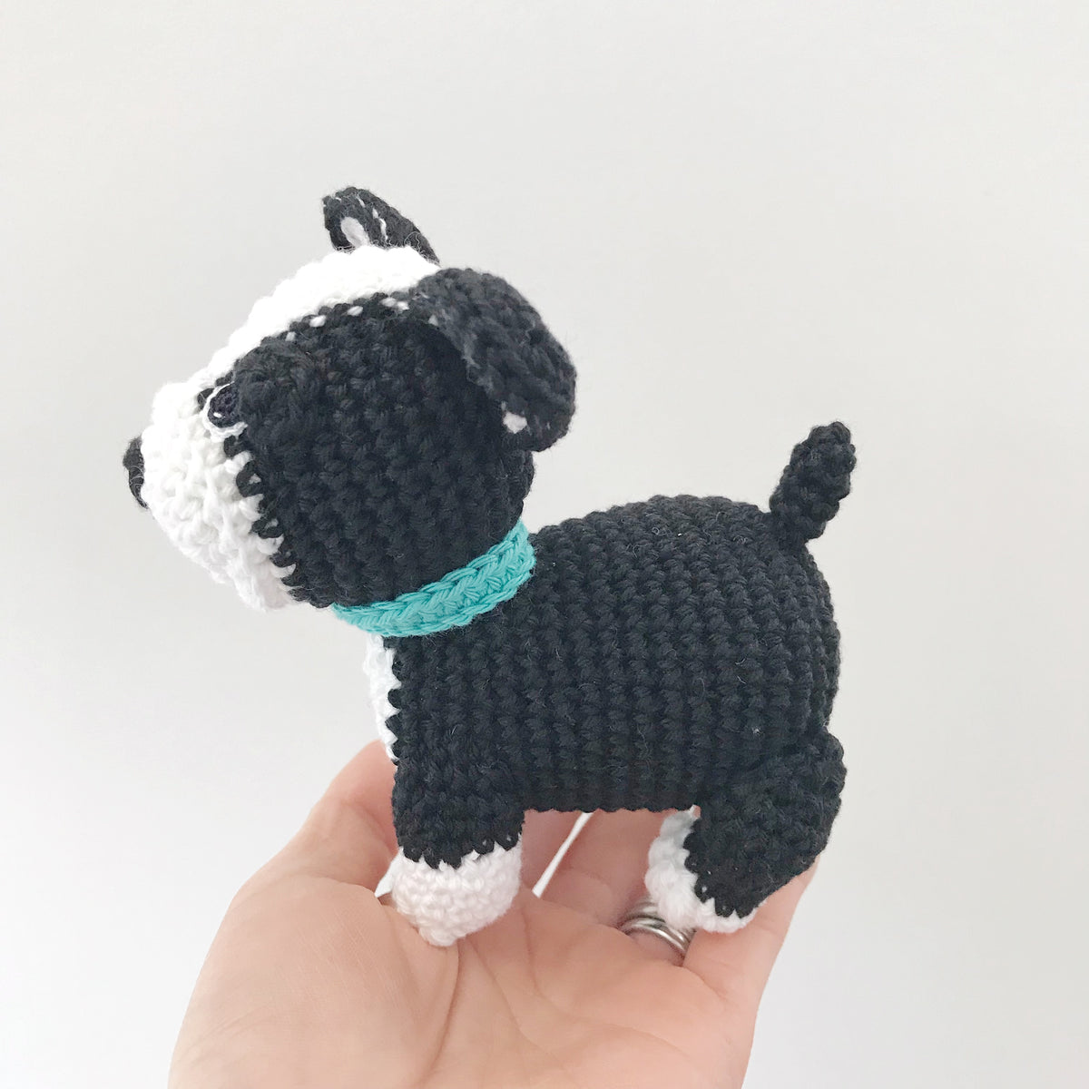 Made to Order BOSTON TERRIER crochet amigurumi