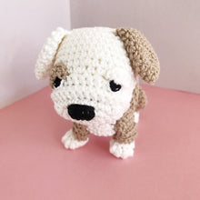 Load image into Gallery viewer, AMIGURUMI PATTERN/ tutorial (English / Español) Amigurumi Bulldog - &quot;Bruno the Bulldog Puppy&quot;