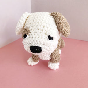 AMIGURUMI PATTERN/ tutorial (English / Español) Amigurumi Bulldog - "Bruno the Bulldog Puppy"