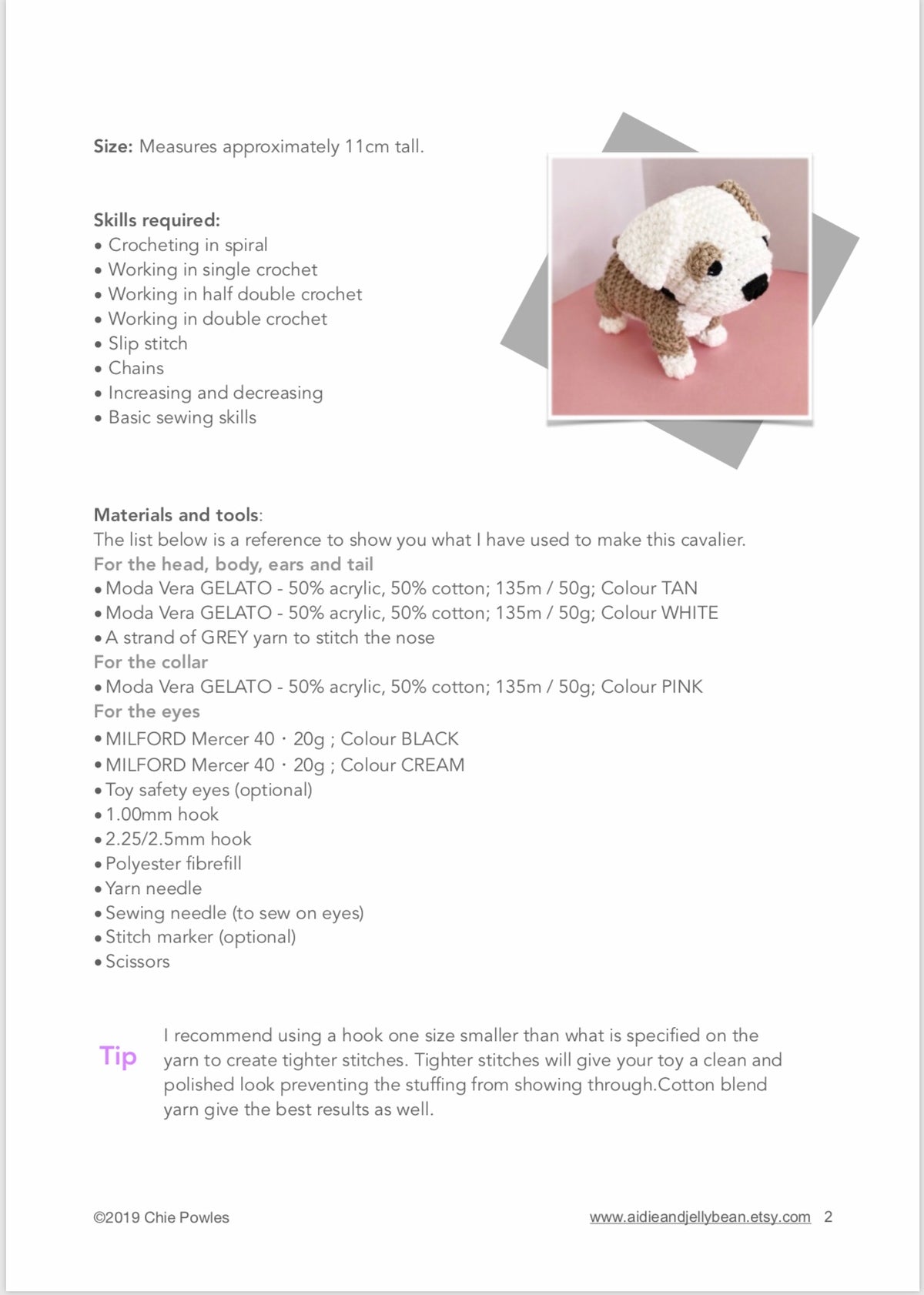 AMIGURUMI PATTERN/ tutorial (English / Español) Amigurumi Bulldog - "Bruno the Bulldog Puppy"