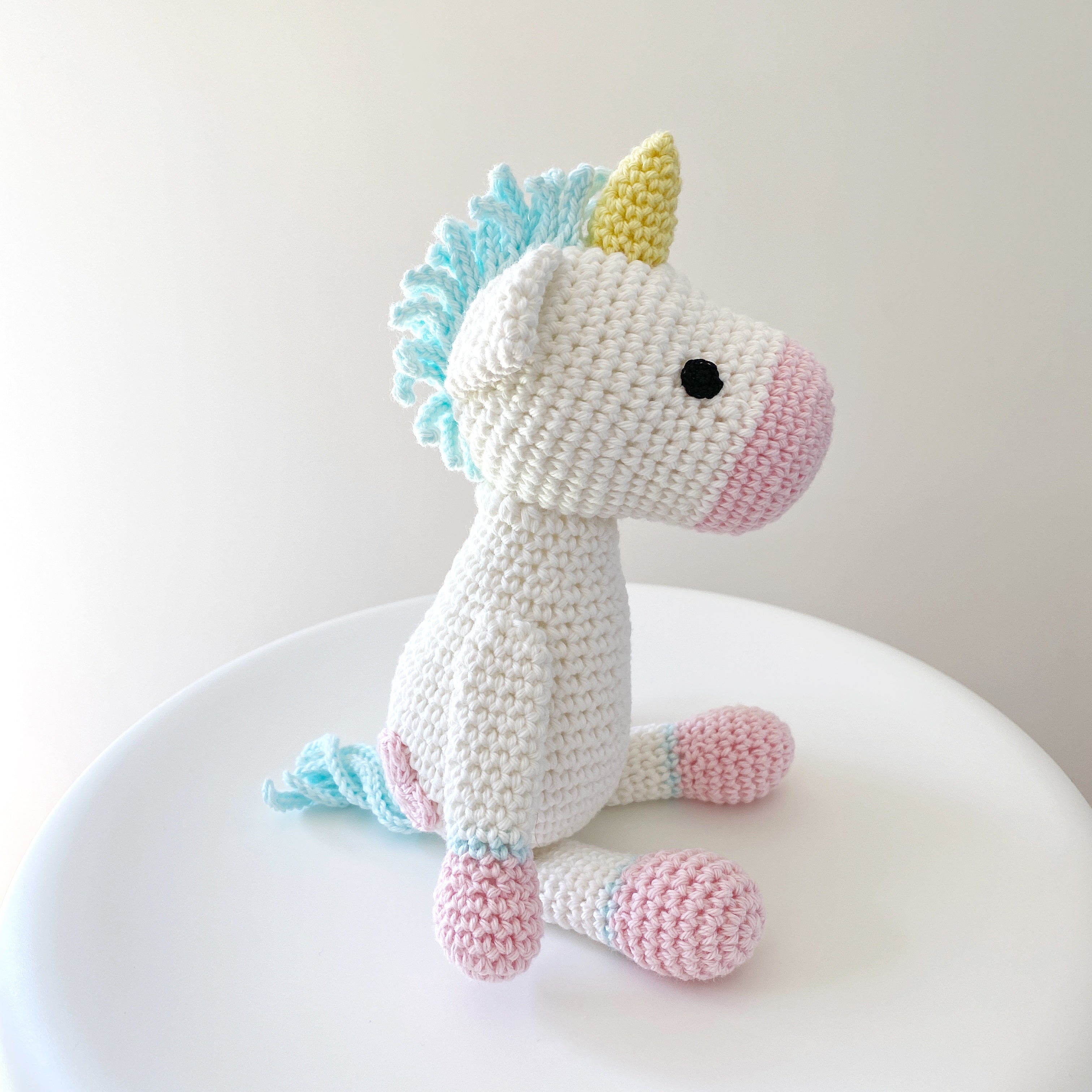 Made to Order LARGE UNICORN crochet amigurumi