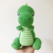 Load image into Gallery viewer, Made to Order DINOSAUR crochet amigurumi