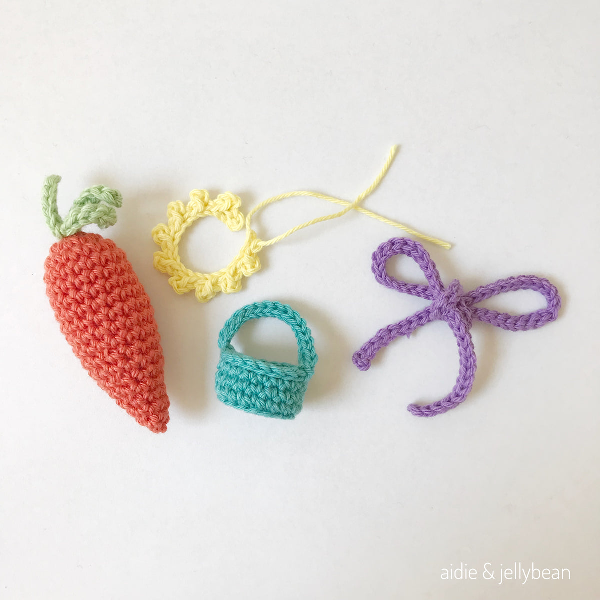 AMIGURUMI PATTERN/ tutorial (English) Amigurumi Bunny - "Easter Bunny Trio" pdf - US terminology