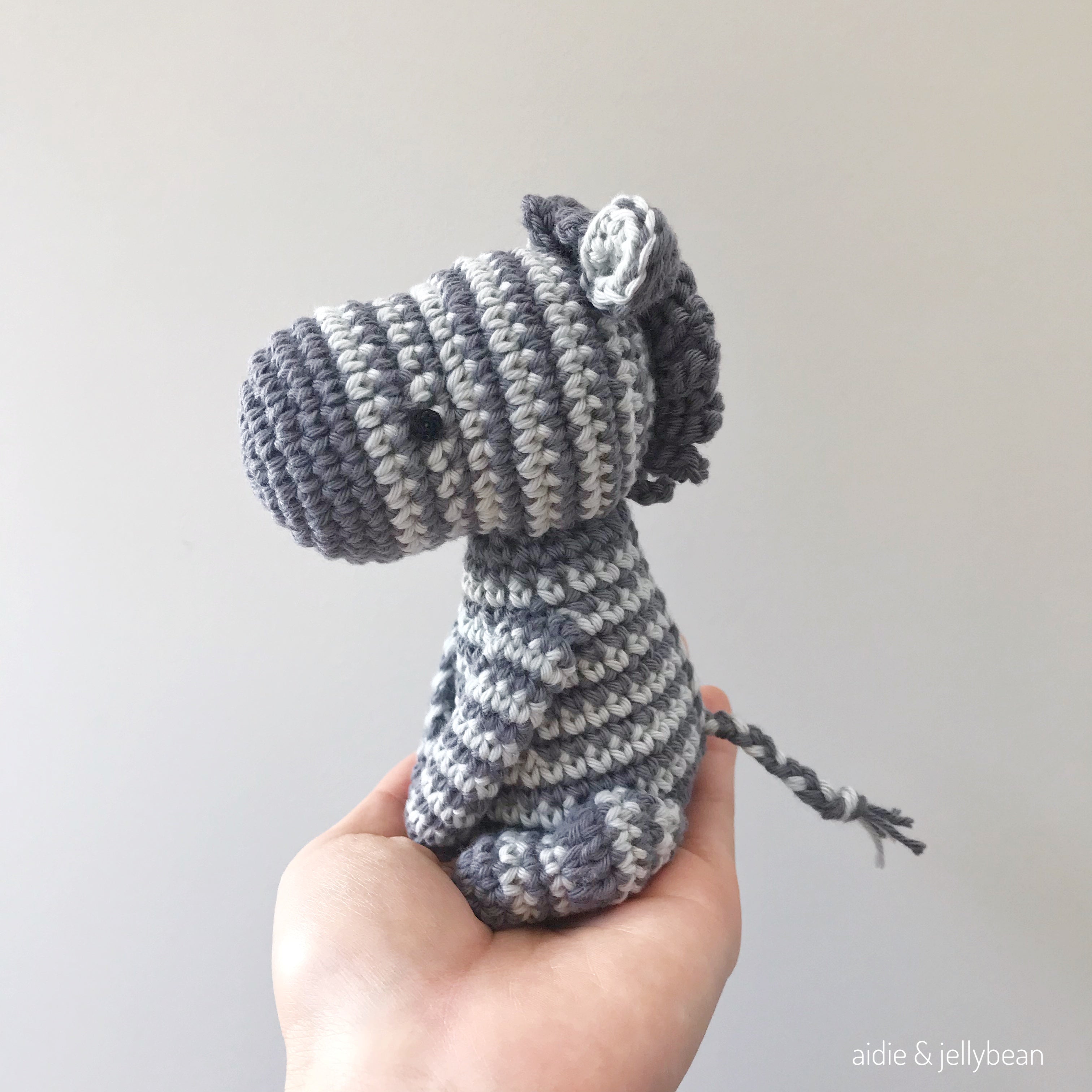Made to Order LITTLE ZEBRA crochet amigurumi