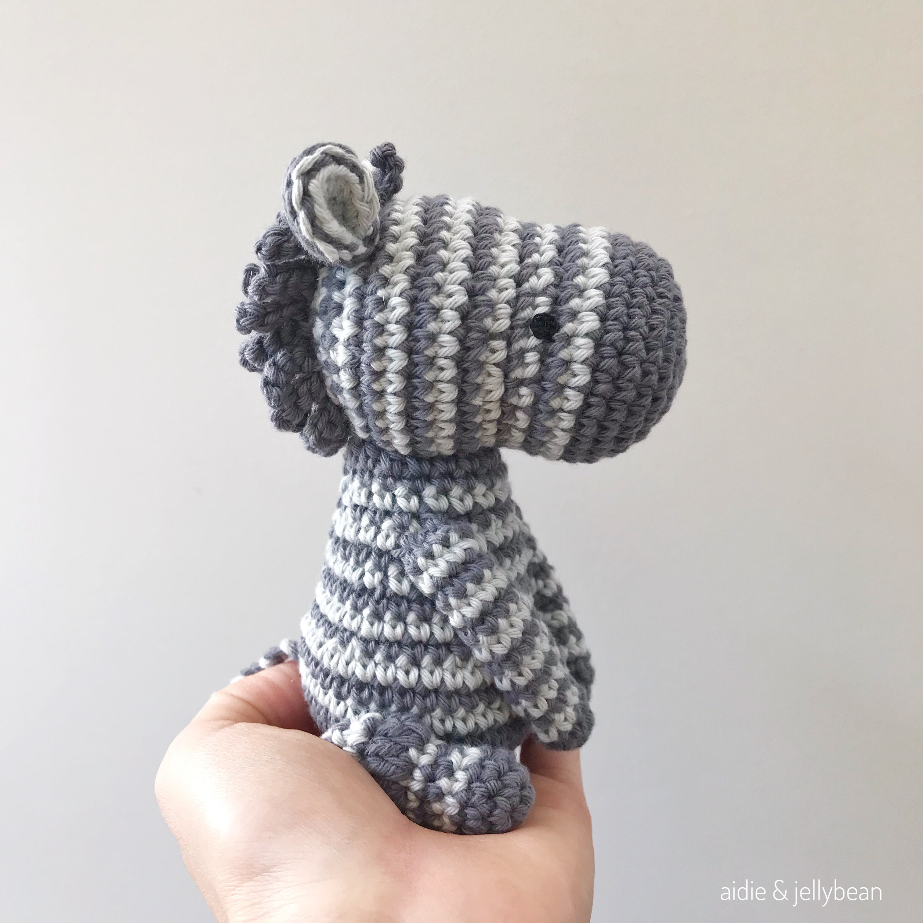 Made to Order LITTLE ZEBRA crochet amigurumi