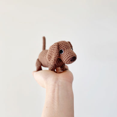 Made to Order MINIATURE DACHSHUND crochet amigurumi